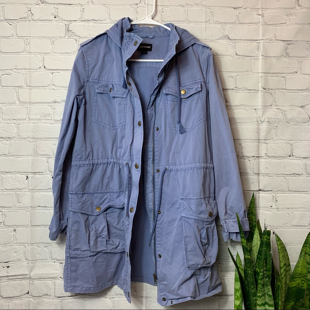 Joe Boxer Purple Utility Jacket Size Small